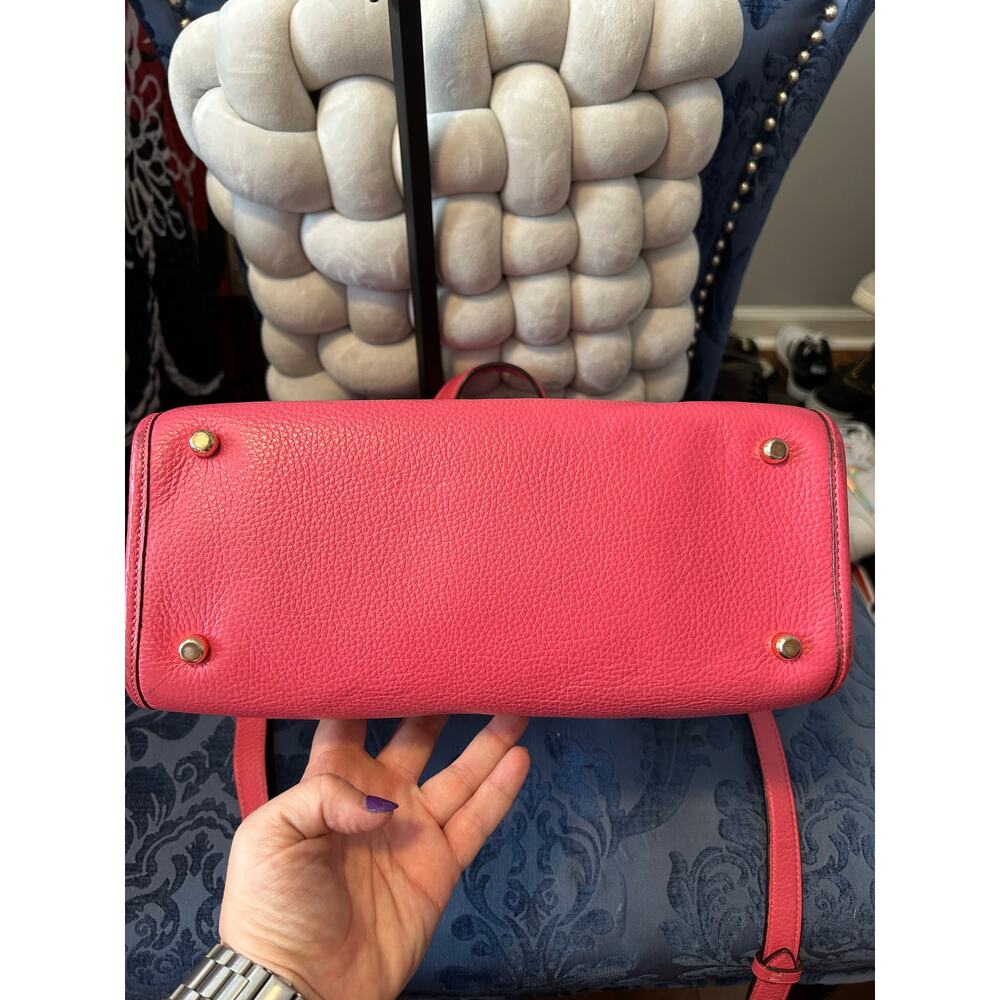 Coach Dempsey Pink Carry-All Bag with Patch - Picture 6 of 8